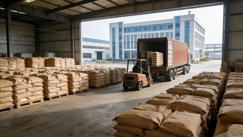 厂区低黏度HPMC包装装车过程