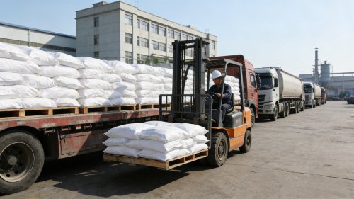 将纤维素粉末装载至运输车辆