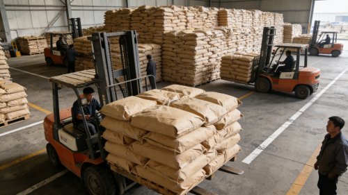 HPMC日化产品生产厂区装车现场展示