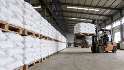 日化用HPMC粉末装车运输工厂场景