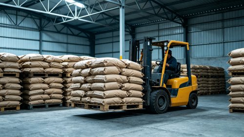 工业级HPMC羟丙基甲基纤维素工厂厂区装车建筑级腻子砂浆专用粘度6万至8万保水率95%