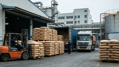 厂家直销选矿化工药剂抑制剂絮凝剂生产工厂厂区实景